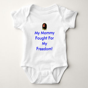 Befriend A Vet Logo, My Mummy Fought For My Fre... Baby Bodysuit