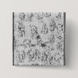 Beggars 15 Cm Square Badge