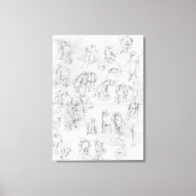 Beggars Canvas Print (Front)