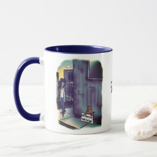 Begging Cat Combo Mug