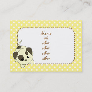 Begging Puppy Business Card