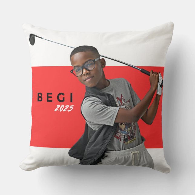 BEGI Colourful Throw Pillow (Front)