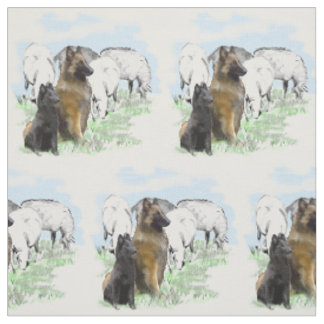 Begian Terv and Pup Fabric