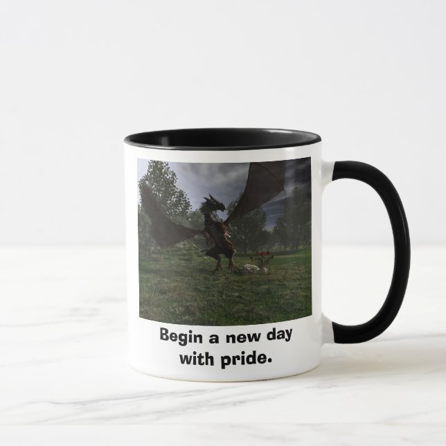 Begin a new day with pride. mug (Right)