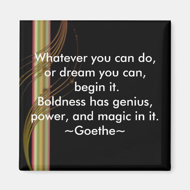 Begin-Goethe-Motivational Magnets (Front)