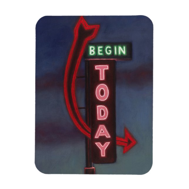 Begin Today 2009 Magnet (Vertical)