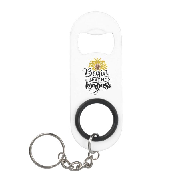 Begin With Kindness Credit Card Bottle Opener (Front)