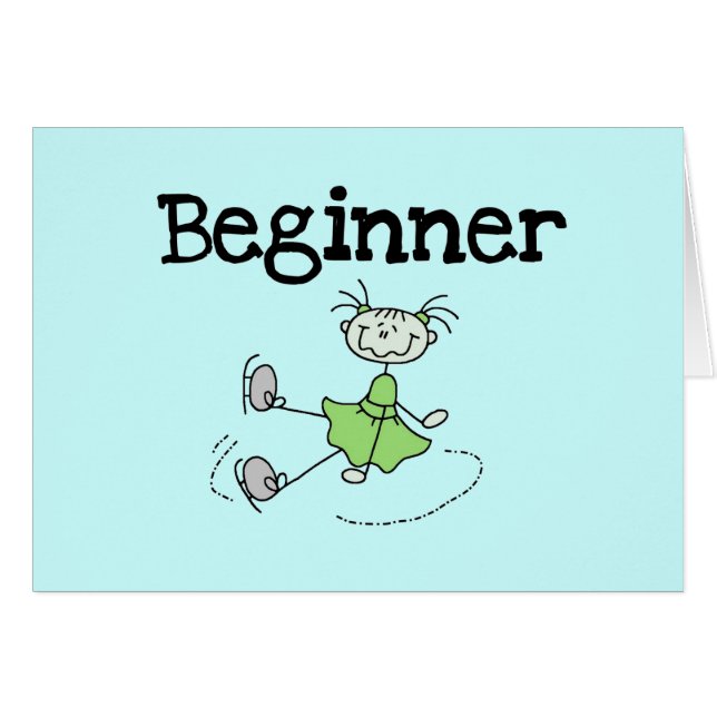 Beginner Ice Skater Tshirts and Gifts (Front Horizontal)