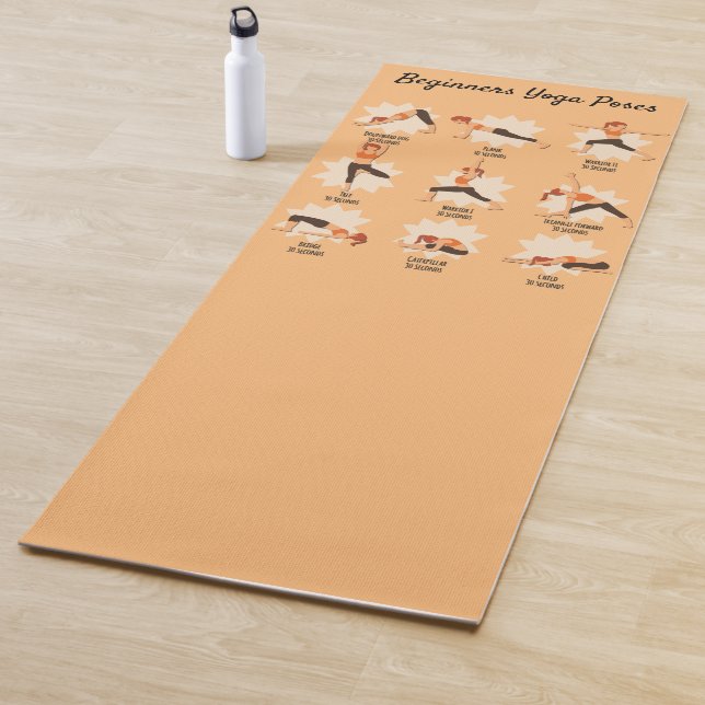 Beginners Yoga Poses Instructional  Mat (In Situ)