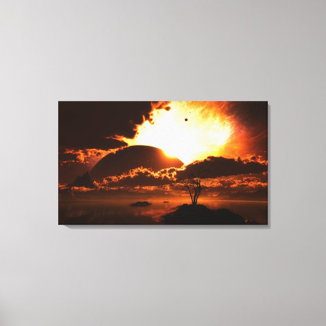 Beginning of the End Wrapped Canvas (Front)