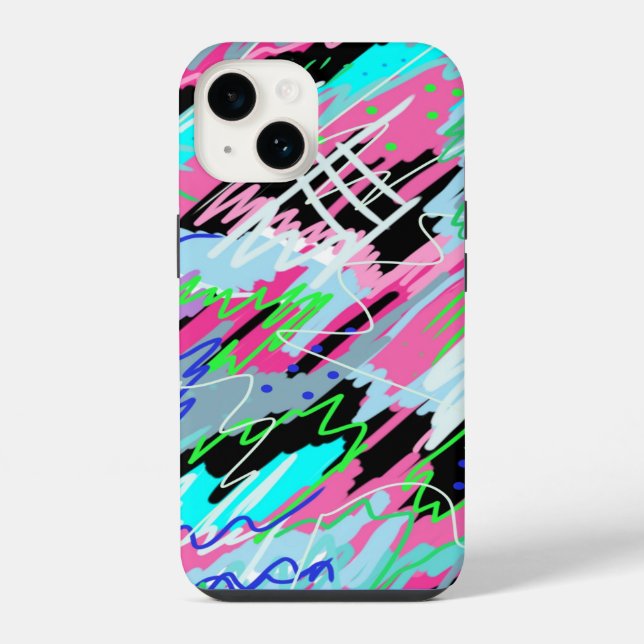 Beginning to Bloom Abstract Print iPhone Case (Back)