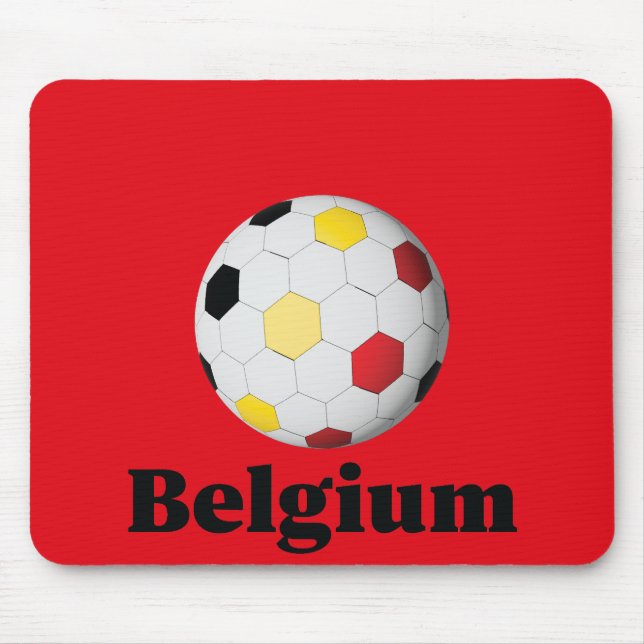 Begium Soccer Mouse Pad (Front)