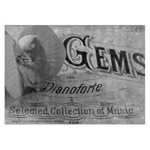 Begonia Gems Pianoforte Cutting Board
