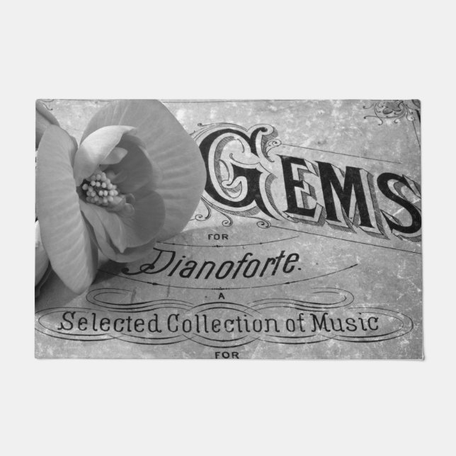 Begonia Gems Pianoforte Doormat (Front)