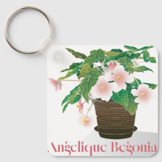 Begonia Keychain