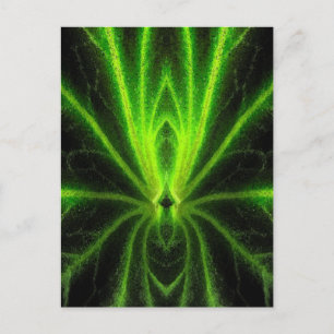 Begonia Leaf Abstract Postcard