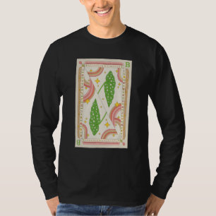 Begonia Maculata Houseplant Illustration Playing C T-Shirt