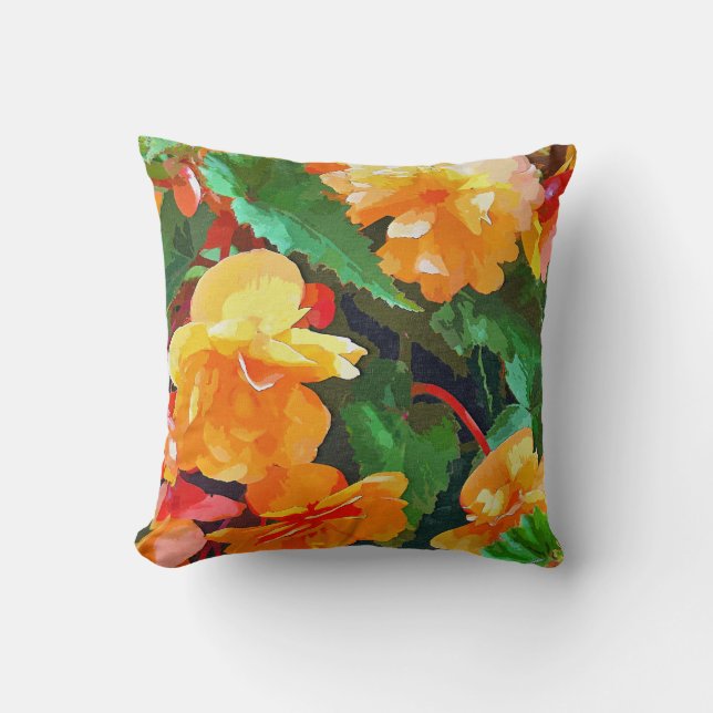 BEGONIAS CUSHION (Front)