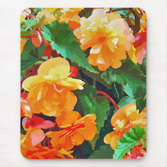 BEGONIAS MOUSE PAD (Front)