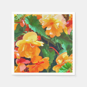 BEGONIAS NAPKIN
