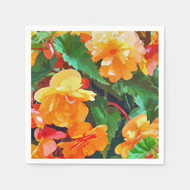 BEGONIAS NAPKIN (Front)