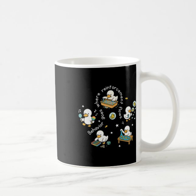 Behavior Analyst Silly Goose Rbt Aby Therapy Sped  Coffee Mug (Right)