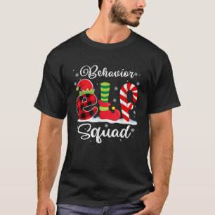 Behavior Elf Squad Christmas Behavior Tech Matchin T-Shirt