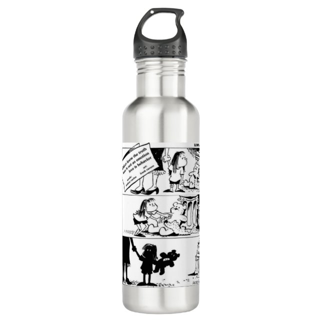 Behavior Is The Truth Steel Water Bottle (Front)