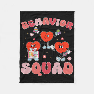 Behavior Squad Aby Therapist Valentine Behavioral Fleece Blanket