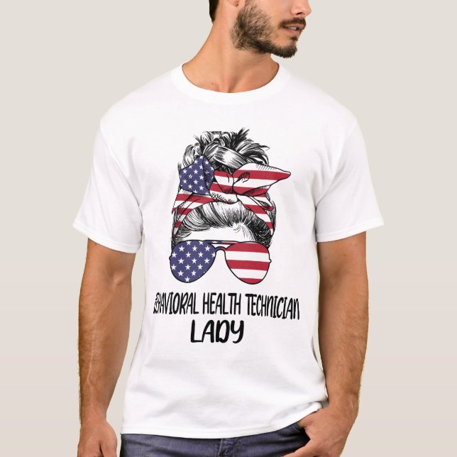 Behavioral Health Technician Lady T-Shirt (Front)