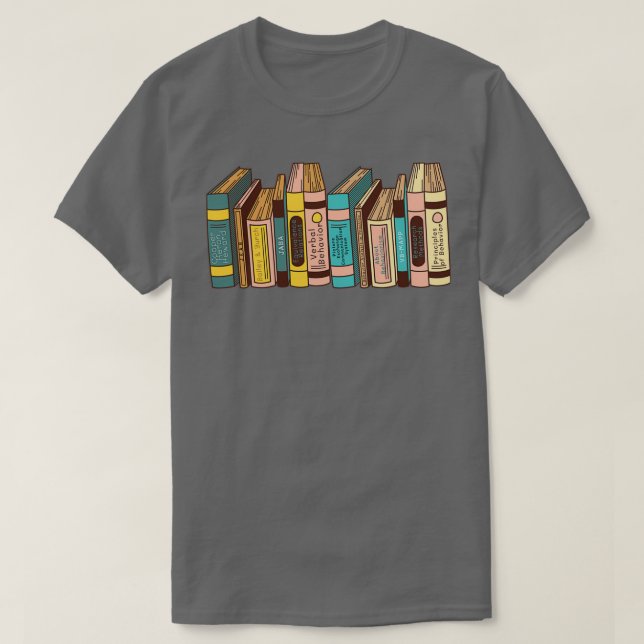 Behaviour Analyst BCBA Books  T-Shirt (Design Front)