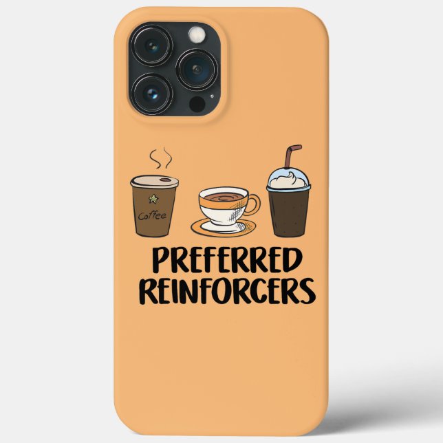Behaviour Analyst Coffee Gift for BCBA RBT ABA Case-Mate iPhone Case (Back)