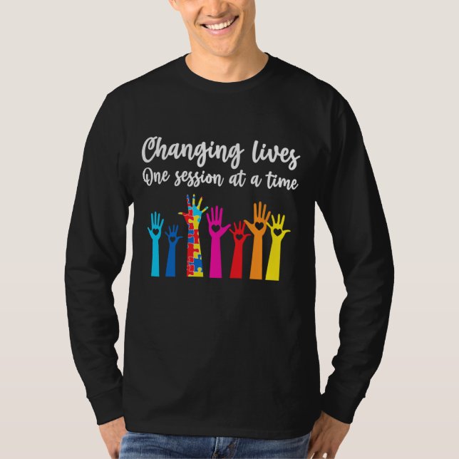 Behaviour Analyst Gift for ABA Therapist Technicia T-Shirt (Front)