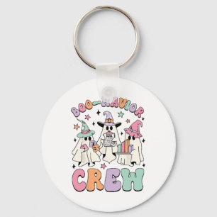Behaviour Analyst Halloween Aba Cute Ghost Boo-hav Key Ring