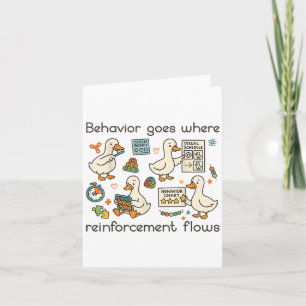 Behaviour Analyst Silly Goose Rbt Aba Therapy Sped Card