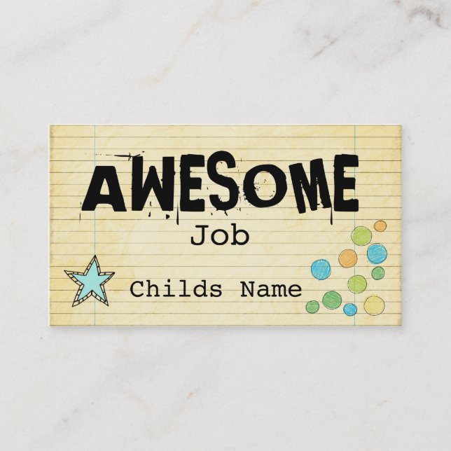 Behaviour Bucks Calling Card (Front)