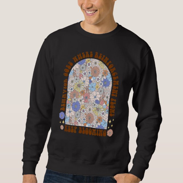 Behaviour Goes Where Reinforcement Flows Keep Bloo Sweatshirt (Front)
