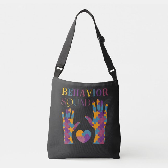 Behaviour Squad Applied Behaviour Analysis Crew  Crossbody Bag (Front)