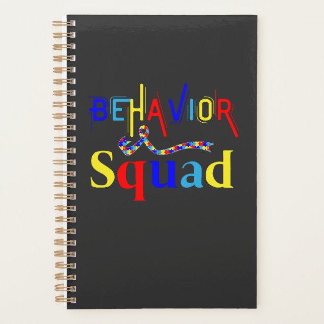 Behaviour Squad April Autism Awarenes Behaviour Te Planner (Front)