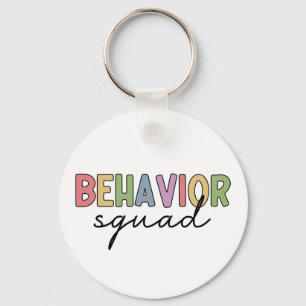 Behaviour Squad   Behaviour Therapist ABA Therapis Key Ring