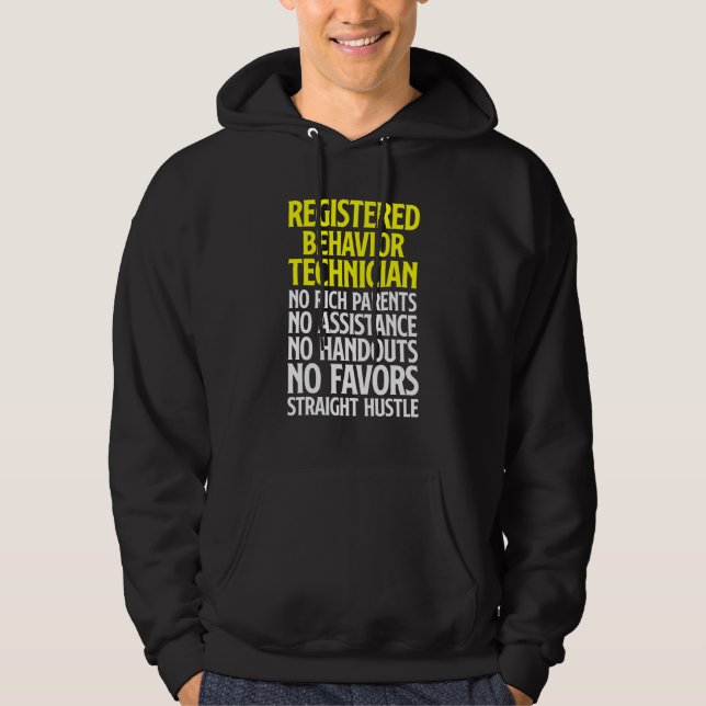 Behaviour Technician Behavioural Tech RBT 15 Hoodie (Front)