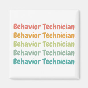 Behaviour Technician RBT Behaviour Tech Retro Magnet