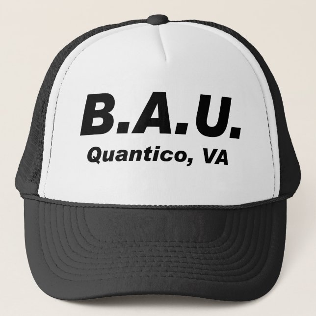Behavioural Analysis Unit Trucker Hat (Front)