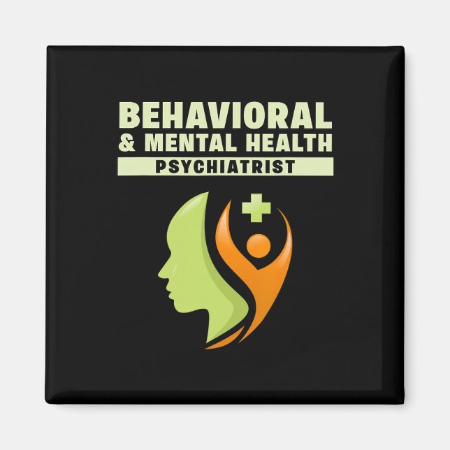 Behavioural And Mental Health Board Certified Psyc Magnet (Front)