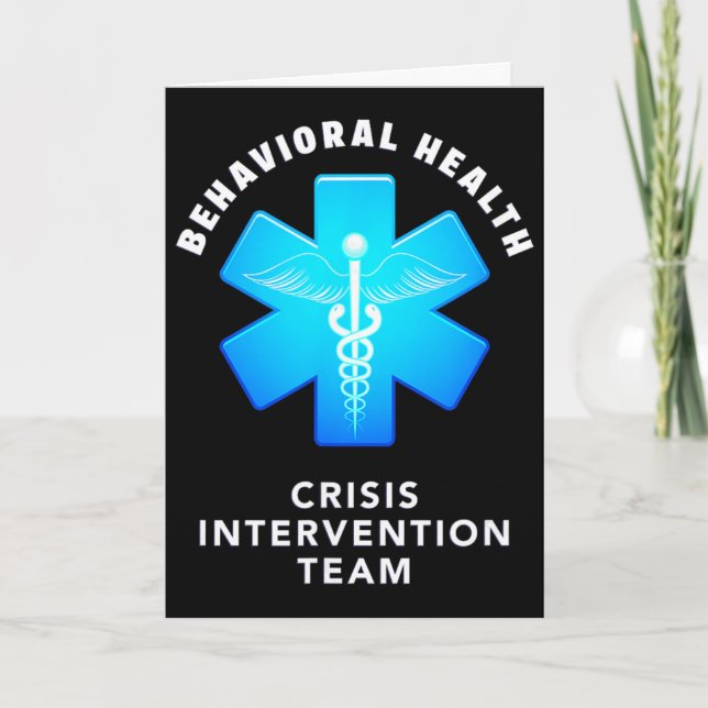 Behavioural And Mental Health Crisis Intervention  Card (Front)