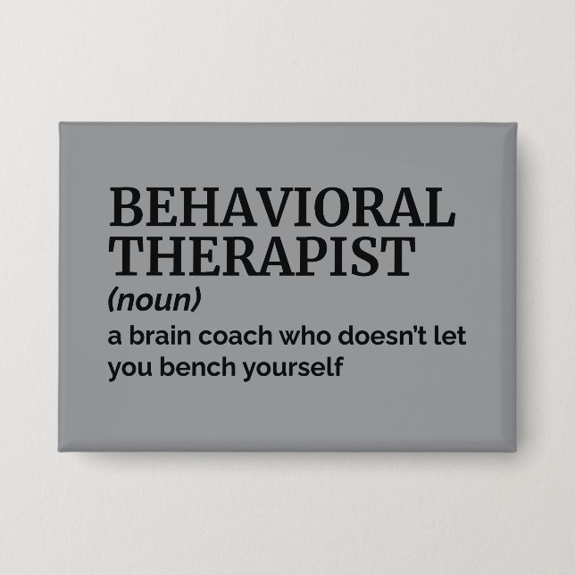 Behavioural Therapist Professional Humour Definiti (Front)