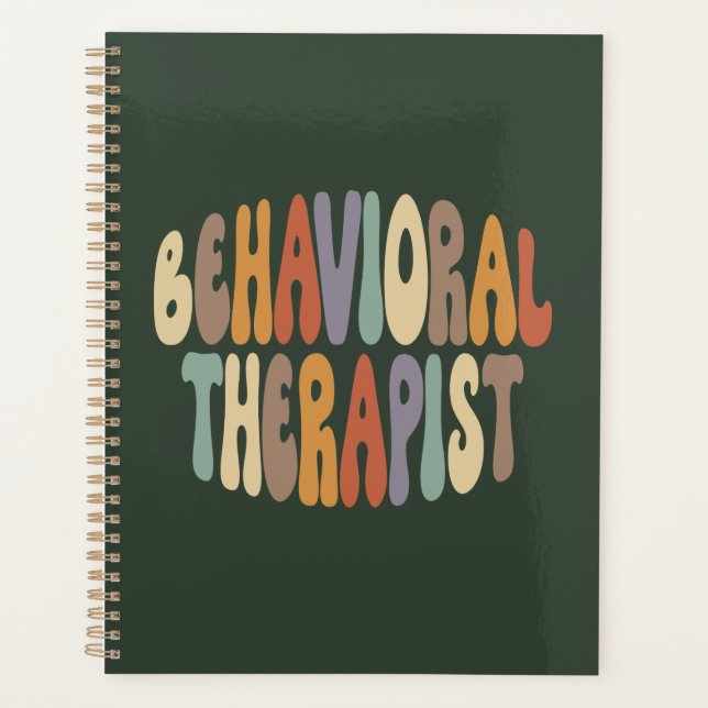 Behavioural Therapist Proud Career Profession Planner (Front)