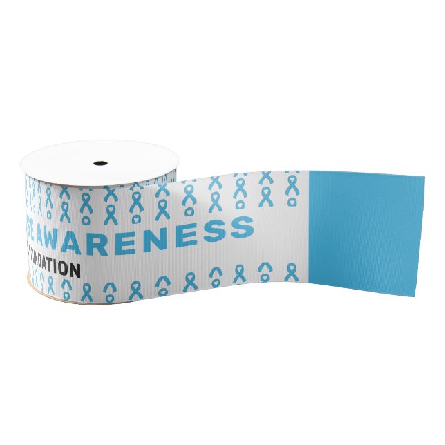 Behcet's Disease Awareness Pattern Ribbon Grosgrain Ribbon (Spool)