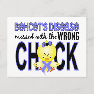 Behcet's Disease Messed With Wrong Chick Postcard