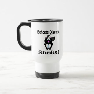 Behcets Disease Stinks Skunk Awareness Design Travel Mug
